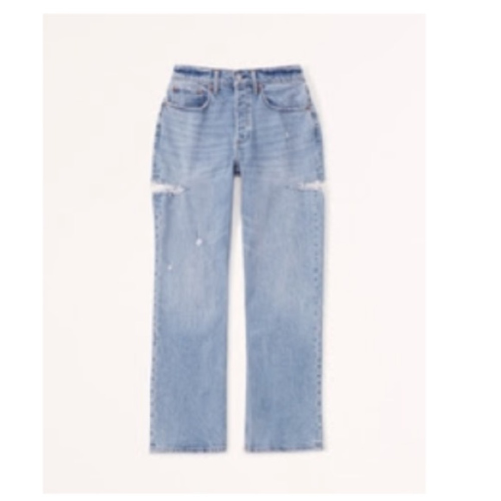 Abrecrombie Women's Curve Love Low Rise 90s Baggy Jean